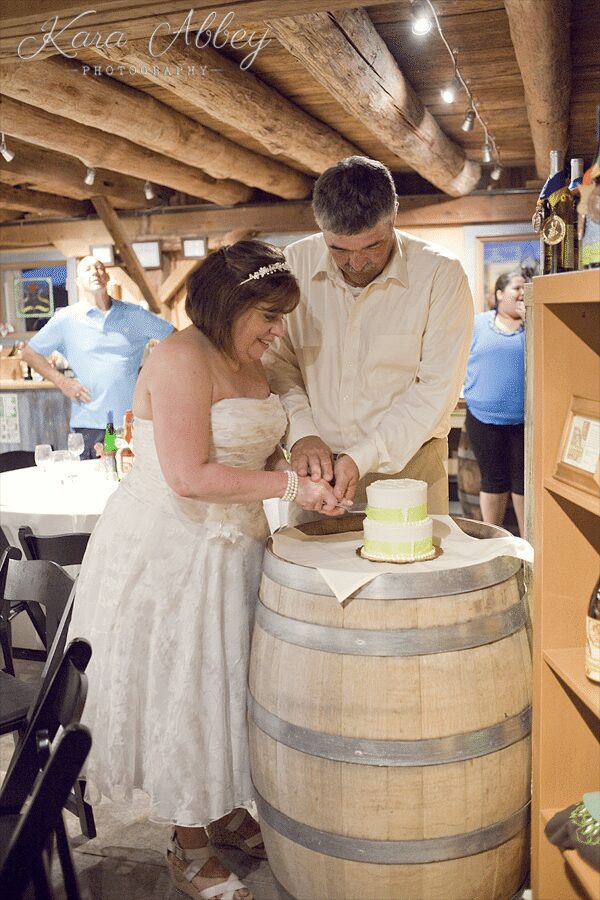 Wedding Cake Reception Billsboro Winery, Geneva, NY