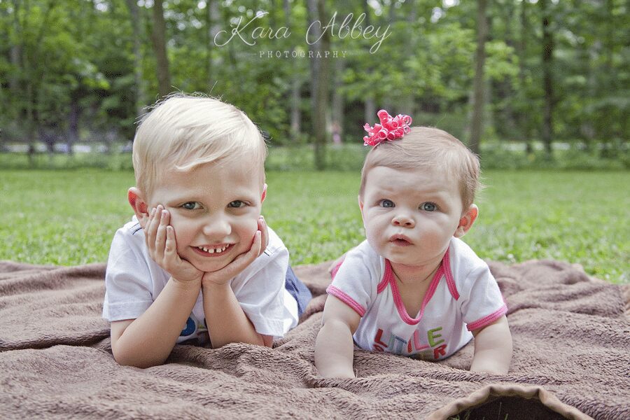 Big Brother Little Sister Portraits Waverly NY