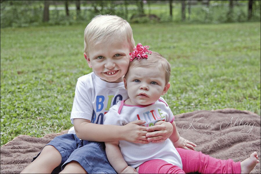 Big Brother Little Sister Portraits Waverly NY
