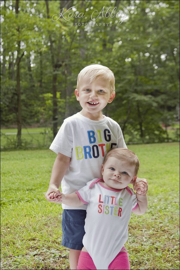 Big Brother Little Sister Portraits Waverly NY