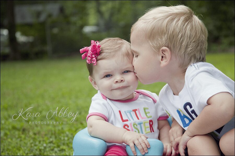Big Brother Little Sister Portraits Waverly NY
