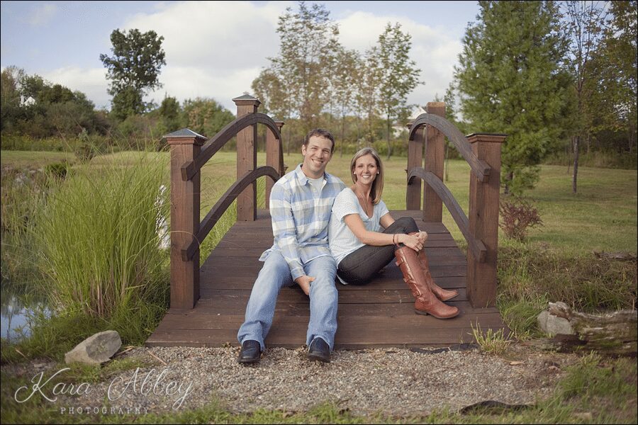 Rustic Lake Front Bridge Vestal New York Engagement and Wedding Photography