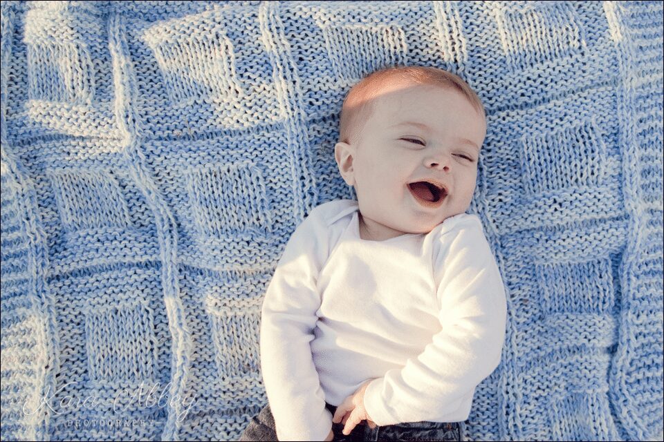 Family Photography 6 month laughing baby Vestal NY