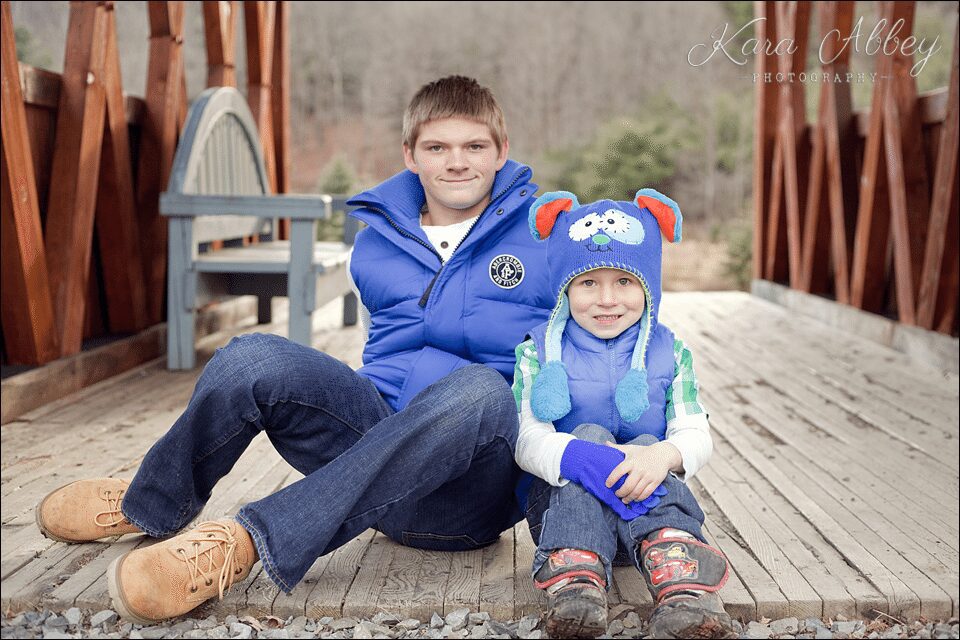 Family Photography Christmas Tree Farm Snow Mann's Country Gardens Gillett PA