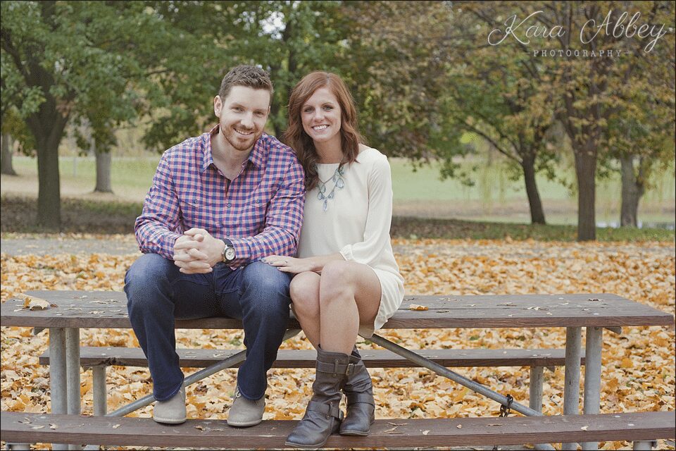 Otsiningo Park Binghamton NY Fall Engagement Photography