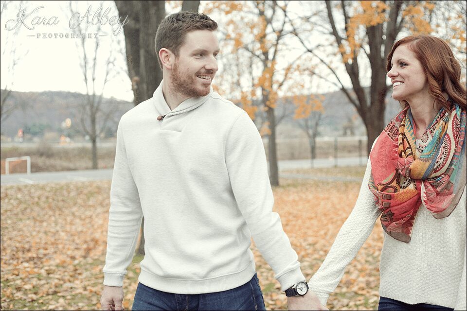Otsiningo Park Binghamton NY Fall Engagement Photography