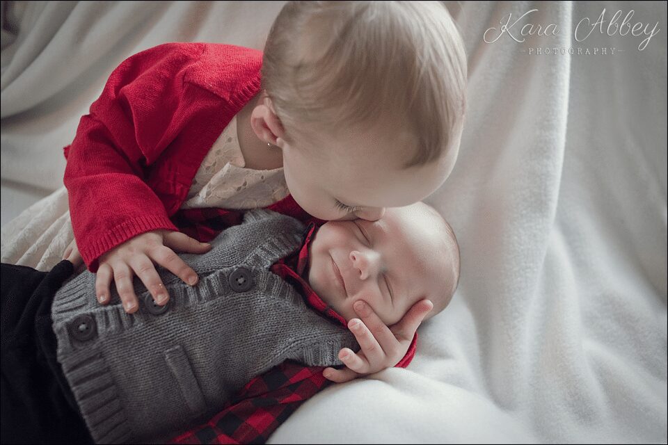 toddler newborn photography brother sister smile family horseheads, NY