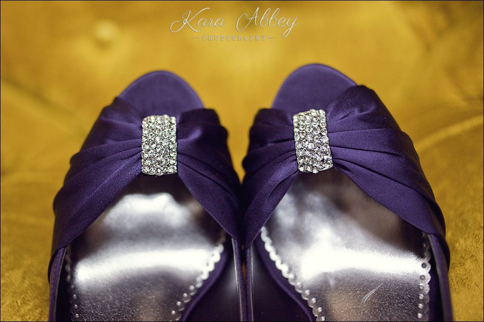 New Years Eve Wedding Photography Purple Shoes Waverly, NY