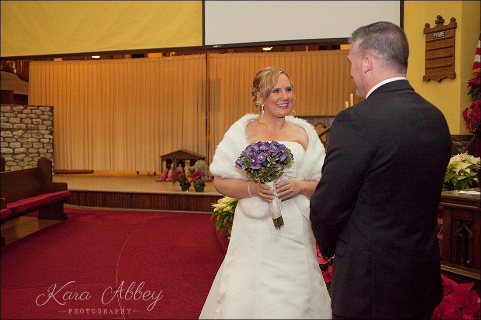 New Years Eve Wedding Photography First Look Waverly, NY
