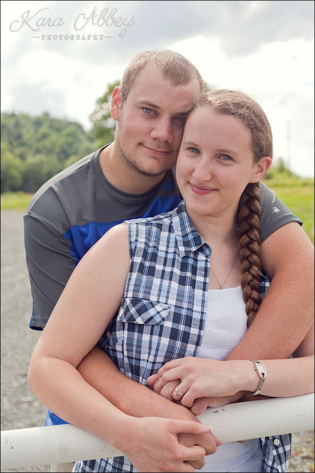 engagement photography wysox pa outdoors woods farm love