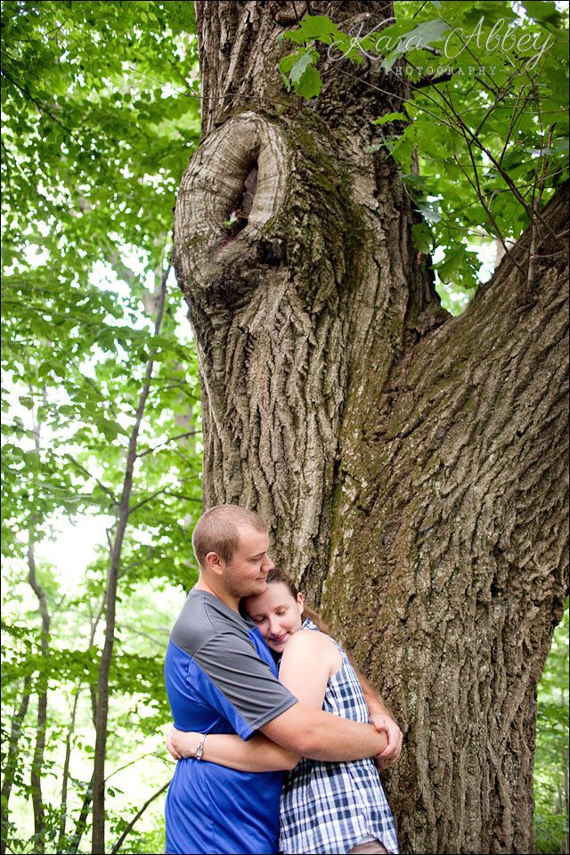 engagement photography wysox pa outdoors woods farm love