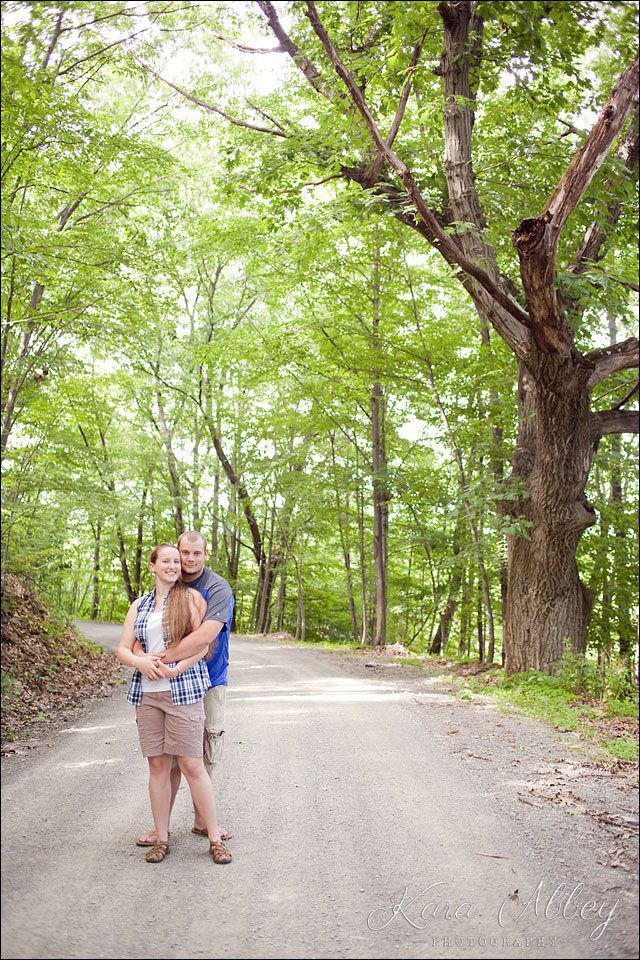 engagement photography wysox pa outdoors woods farm love