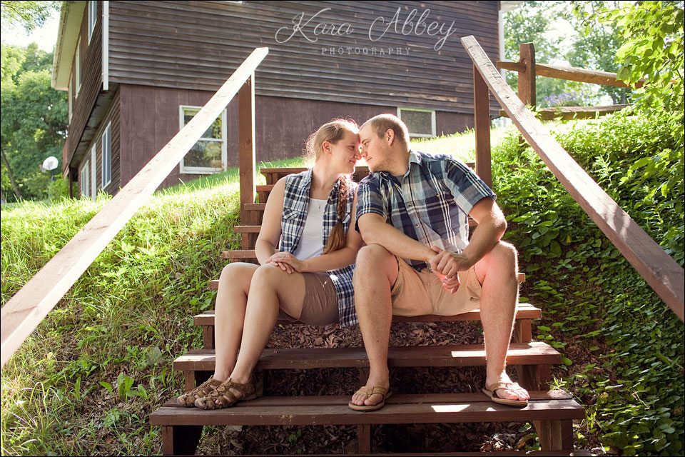 engagement photography wysox pa outdoors woods farm love