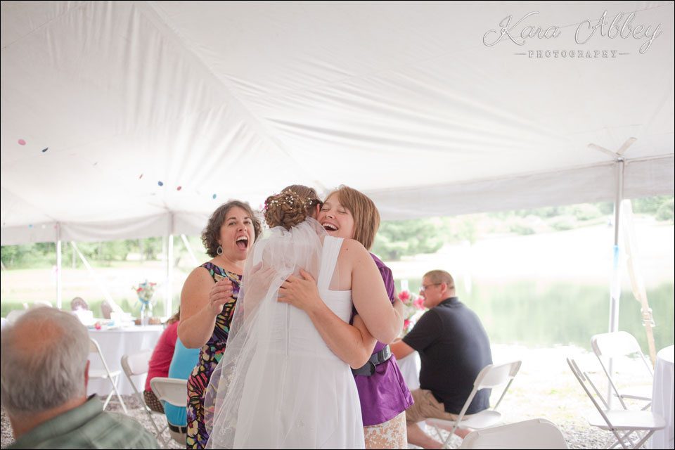 wedding photography outdoor bride groom wyalusing pa reception tent