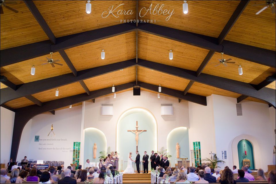Binghamton NY Wedding Photography Church Ceremony Mr Mrs Bride Groom