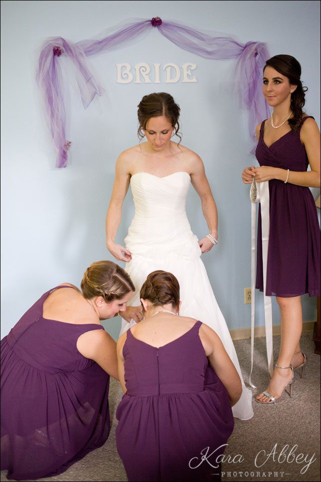 wedding day photography vestal ny bride flowers flowergirl getting ready prep white dress gown bridesmaids
