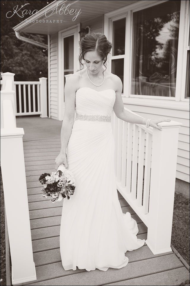 wedding day photography vestal ny bride formal black and white