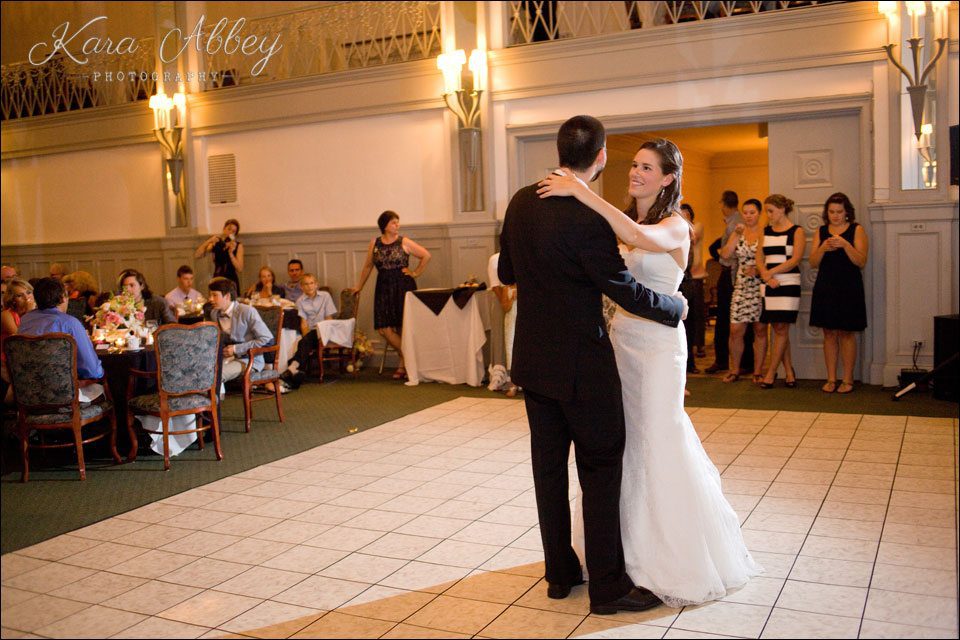 wedding day photography first dance husband wife bride groom binghamton club ny