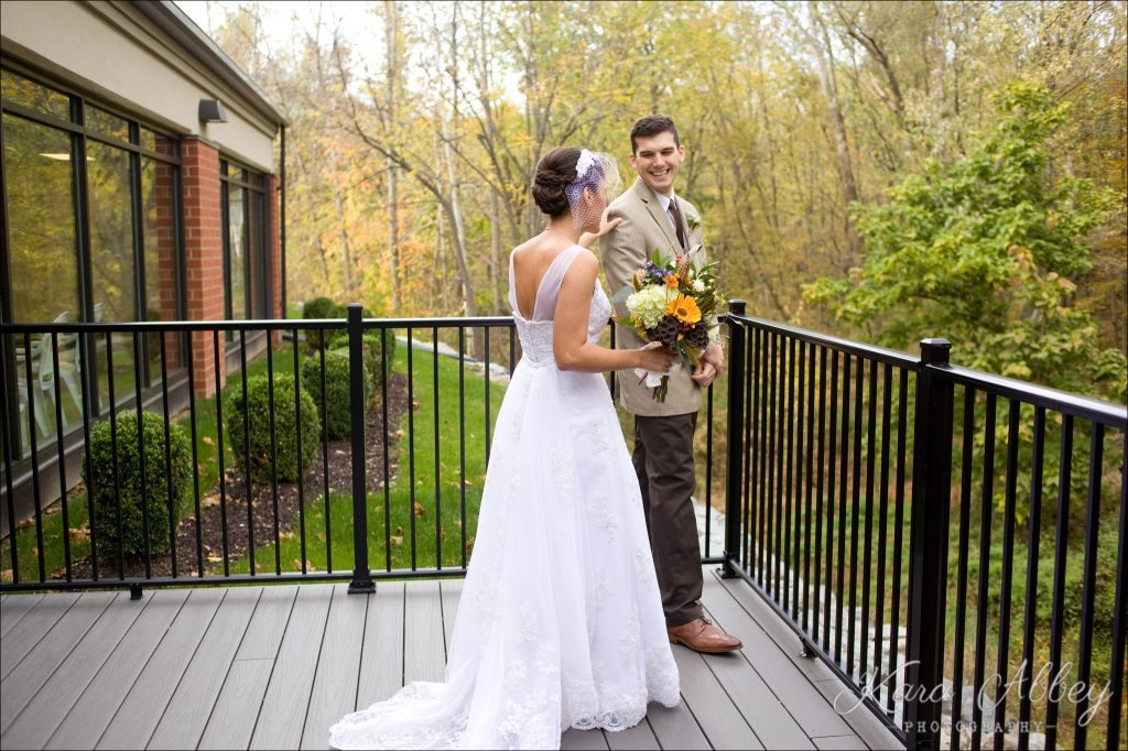Tunkhannock Wedding Photography Hampton Inn Bride Groom First Look
