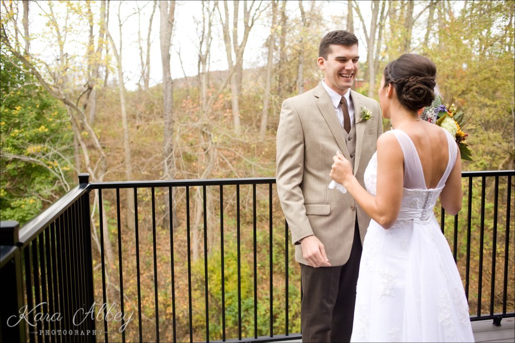 Tunkhannock Wedding Photography Hampton Inn Bride Groom First Look