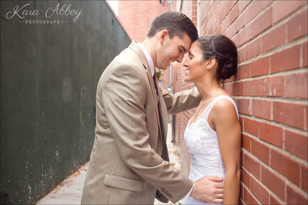 Tunkhannock Wedding Photography Dietrich Movie Theater Ceremony Bride Groom Portrait Kiss