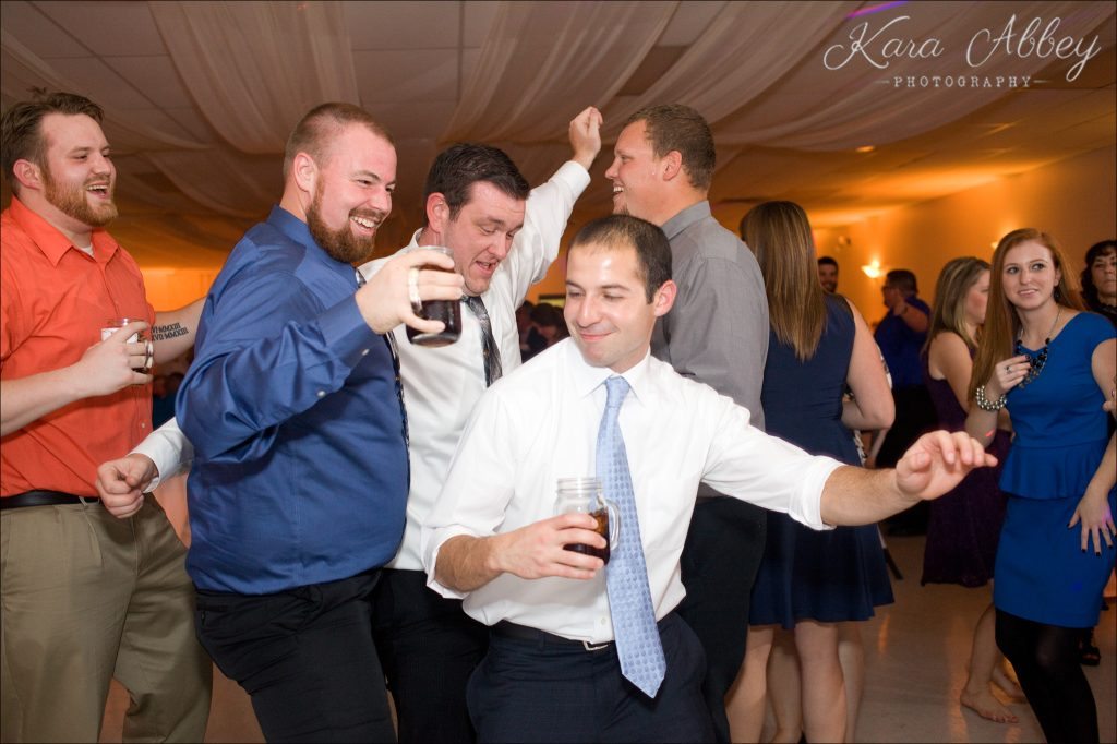 Tunkhannock Wedding Photography Triton Hose Company Firehall Reception Laughter Dancing