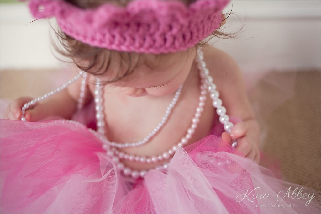 Portrait Photography Pittsburgh PA Irwin PA Greensburg PA Monroeville PA Pink Tutu Pearls