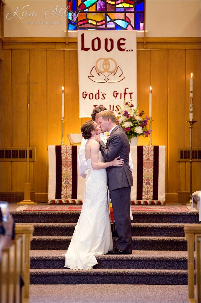 Wedding Photography Pittsburgh PA Irwin PA Greensburg PA Monroeville PA first kiss ceremony