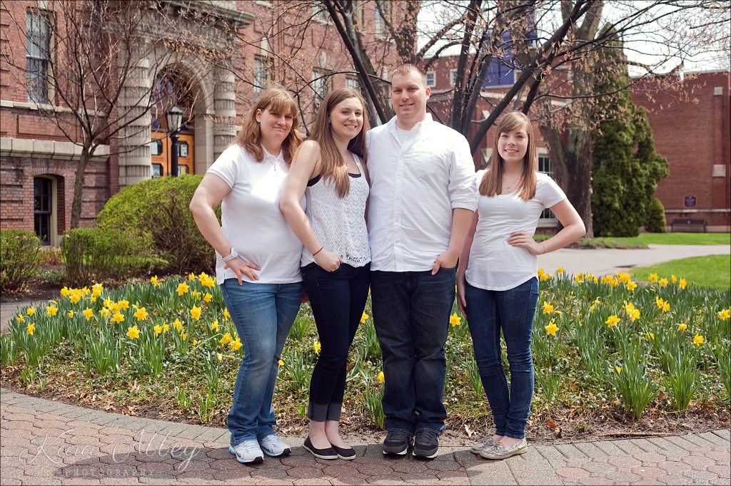 Portrait Photography Pittsburgh PA Irwin PA Greensburg PA Monroeville PA Family Spring Daffodils