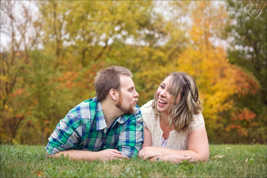 Family Photography Irwin PA Pittsburgh PA Greensburg PA Monroeville PA Fall Woods Park Husband Wife