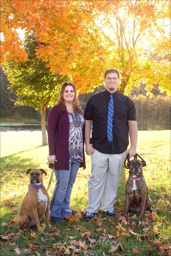 Family Portraits Photography Outdoor Fall Pittsburgh PA Irwin PA Monroeville PA Greensburg PA dogs boxers