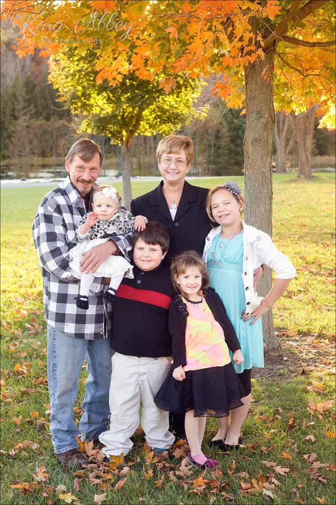 Family Portraits Photography Outdoor Fall Pittsburgh PA Irwin PA Monroeville PA Greensburg PA grandchildren