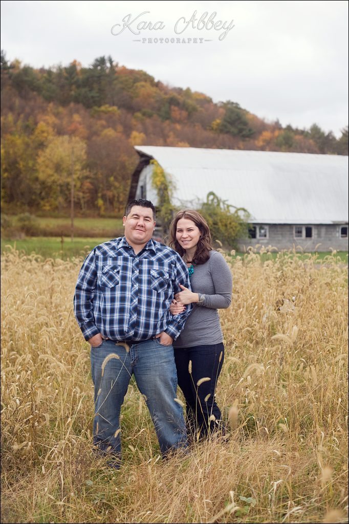 wedding engagement photographer Pittsburgh PA Irwin PA Greensburg PA Monroeville PA outdoor fall farm field