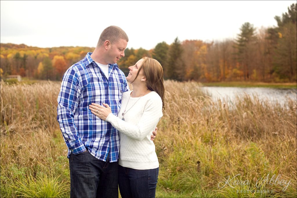 Wedding Engagement Photography Photographer Outdoor Lake Fall Pittsburgh PA Irwin PA Greensburg PA Moneroeville PA