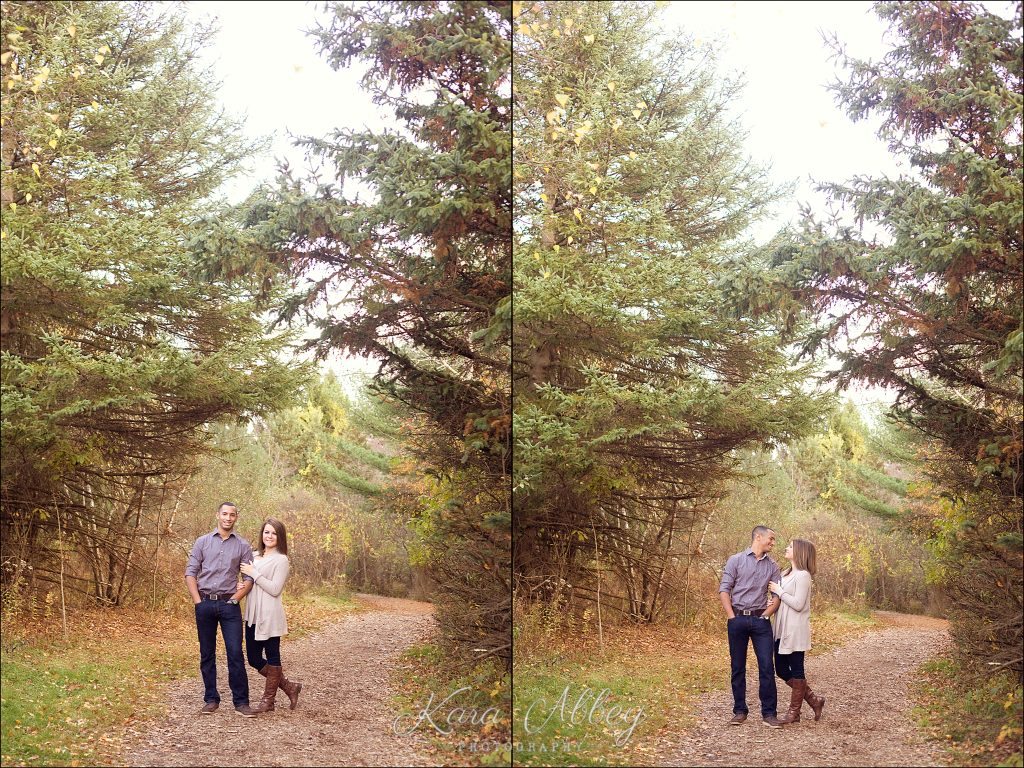 Wedding Engagement Photographer Binghamton NY Pittsburgh PA College Campus Fall