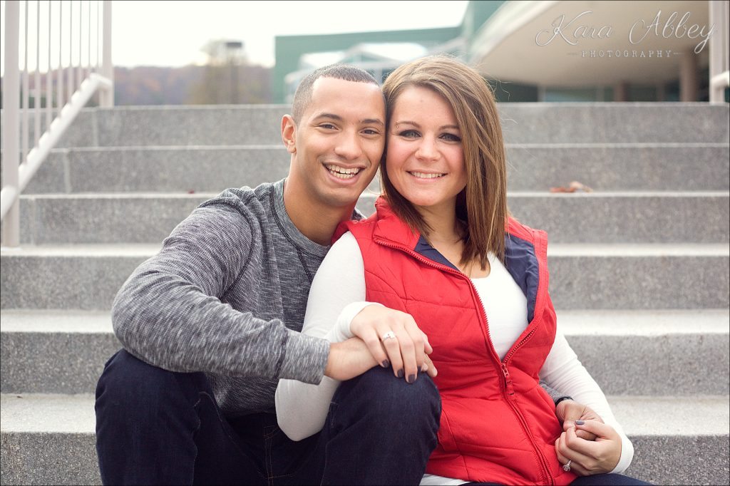 Wedding Engagement Photographer Binghamton NY Pittsburgh PA College Campus Fall