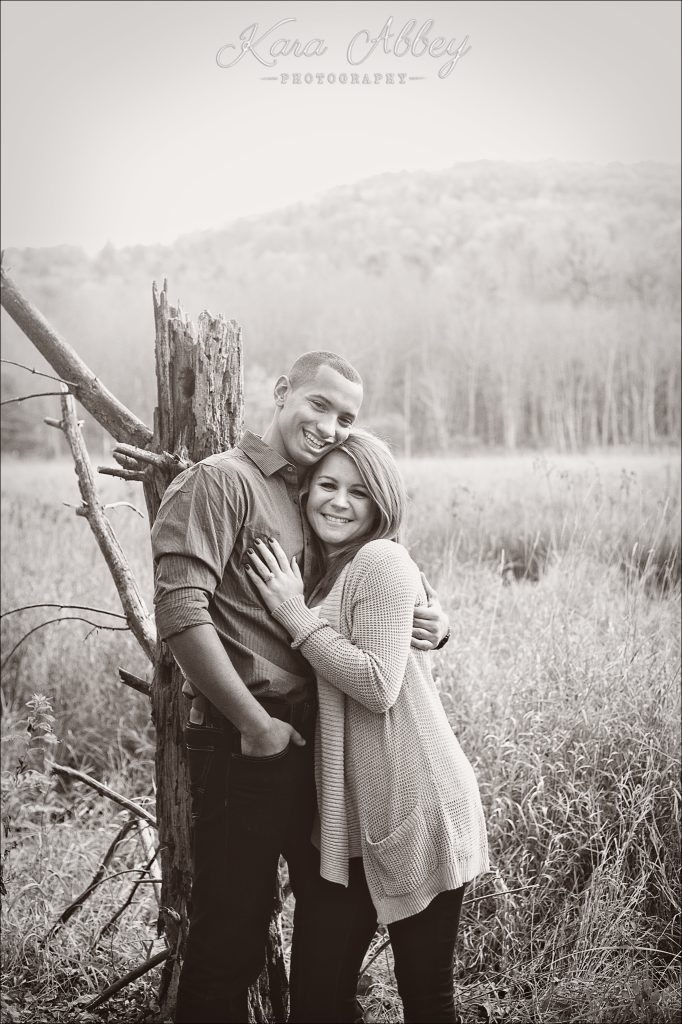 Wedding Engagement Photographer Binghamton NY Pittsburgh PA College Campus Fall