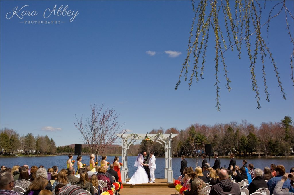 wedding photography photographer rome, pa irwin, pa groom ceremony pine cradle lake venue