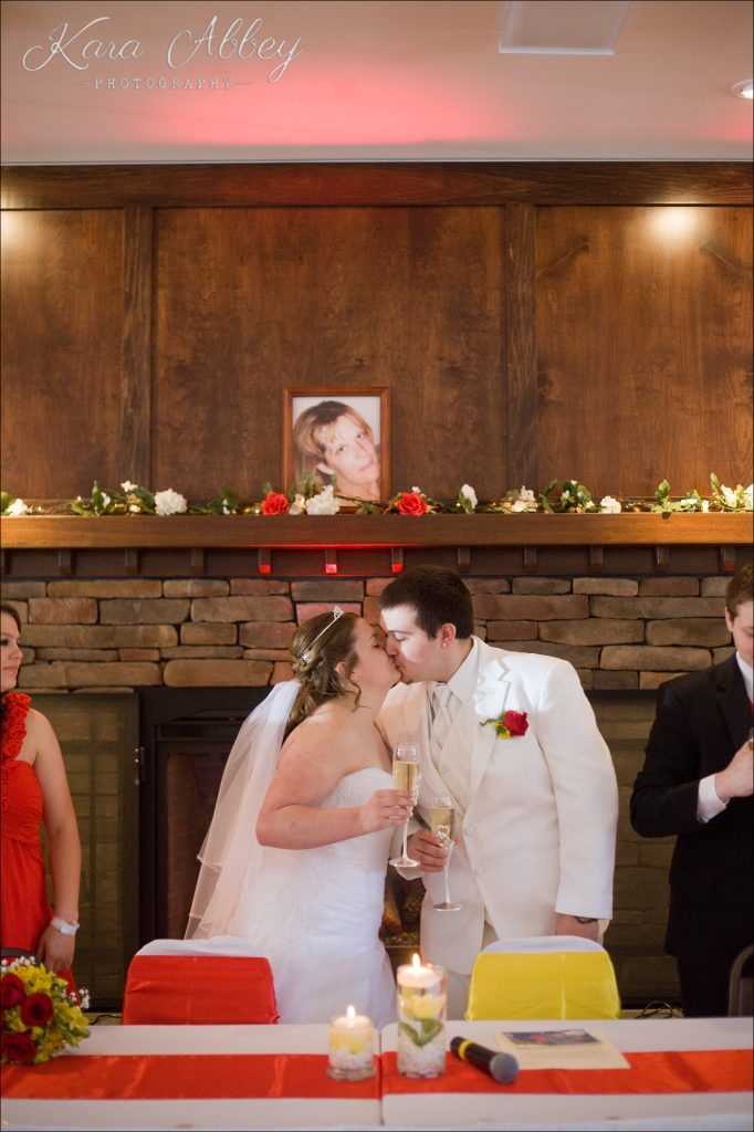 wedding photography photographer rome, pa irwin, pa bride groom toast