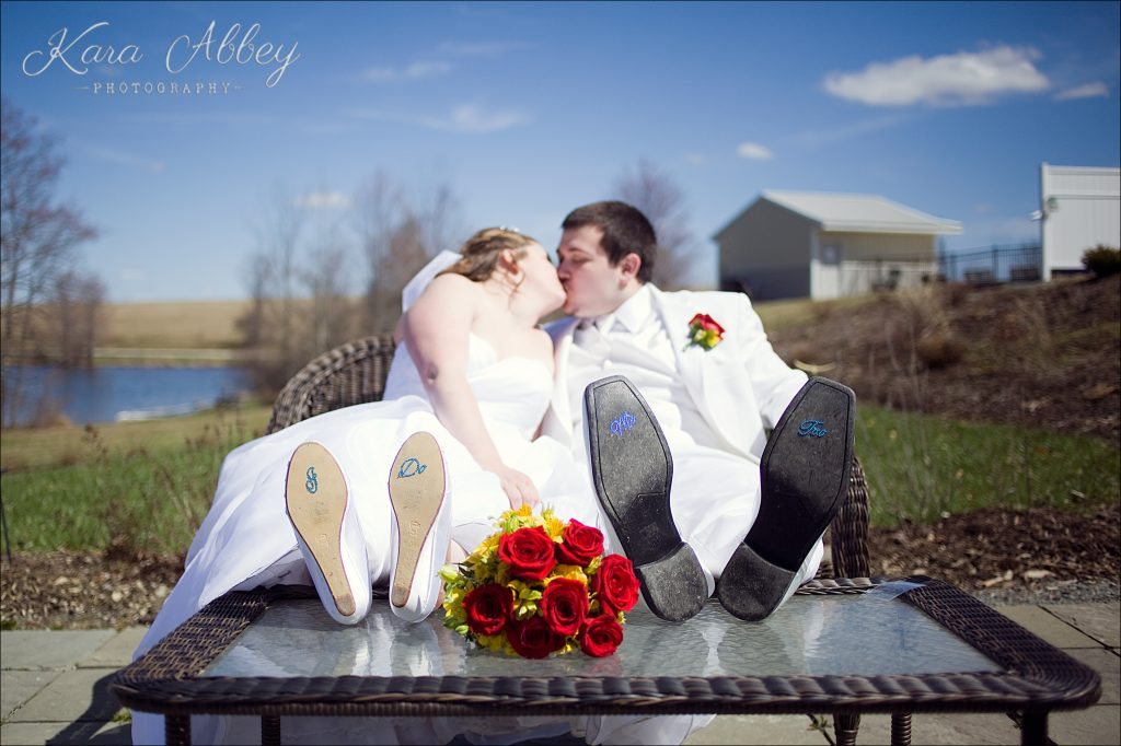 wedding photography photographer rome, pa irwin, pa bride groom pine cradle lake shoes