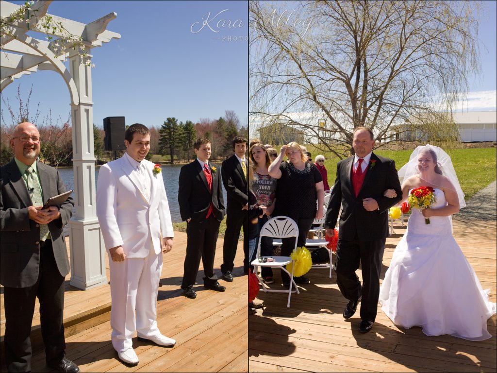 wedding photography photographer rome, pa irwin, pa bride groom pine cradle lake ceremony bride groom