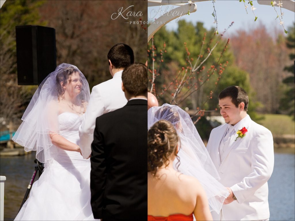 wedding photography photographer rome, pa irwin, pa bride groom pine cradle lake ceremony bride groom