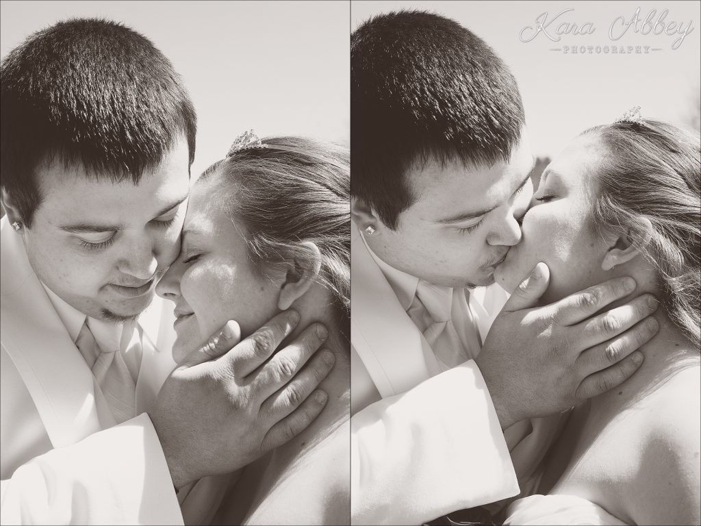 wedding photography photographer rome, pa irwin, pa bride groom pine cradle lake ceremony bride groom pine cradle kiss