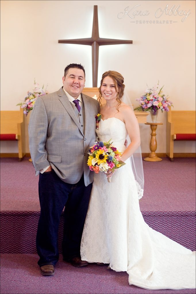 wedding photography Irwin, PA Pittsburgh, PA Towanda, PA ceremony Assembly of God bride & groom portrait