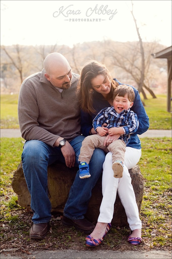 Outdoor Spring Family Photographer Little Boy Kara Abbey Photography Irwin, PA Pittsburgh, PA Monroeville, PA Greensburg, PA