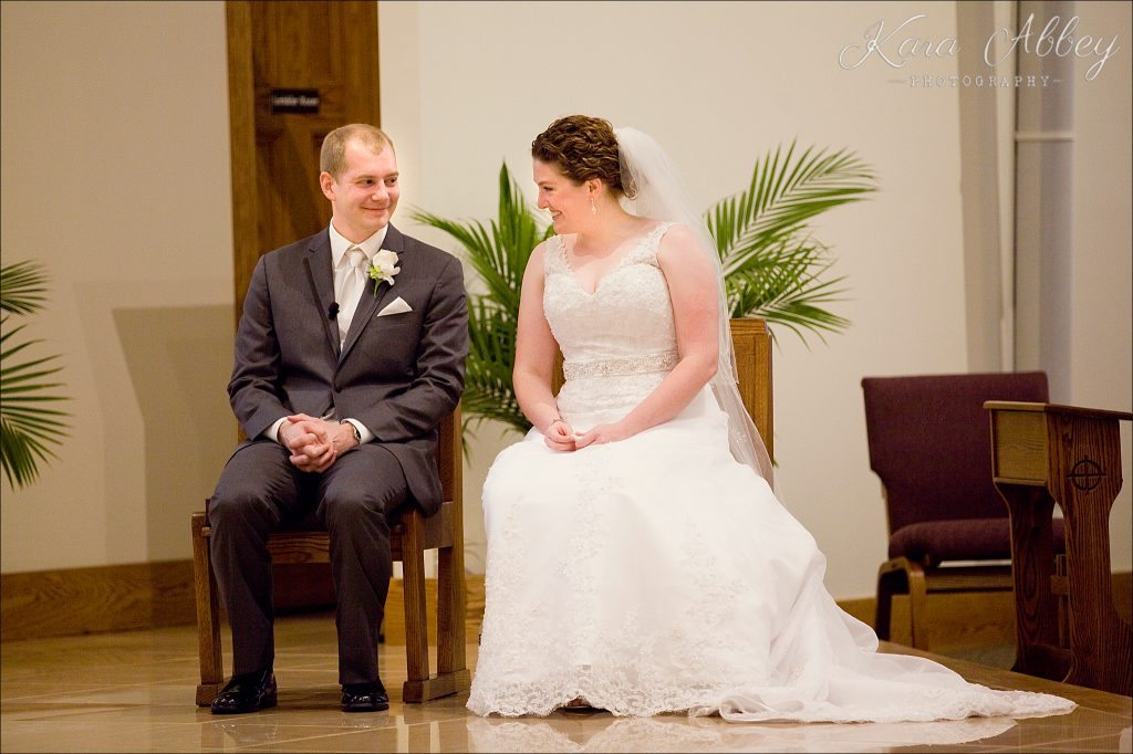 rainy day wedding photography Vestal NY Our Lady of Sorrows Ceremony