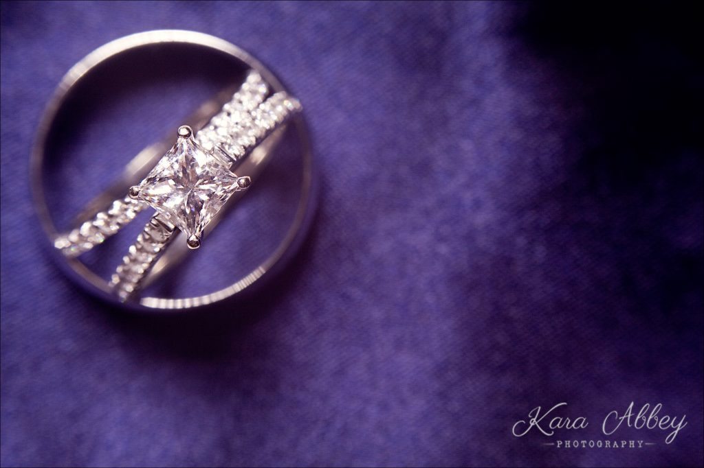 rainy day wedding photography Vestal NY wedding details rings