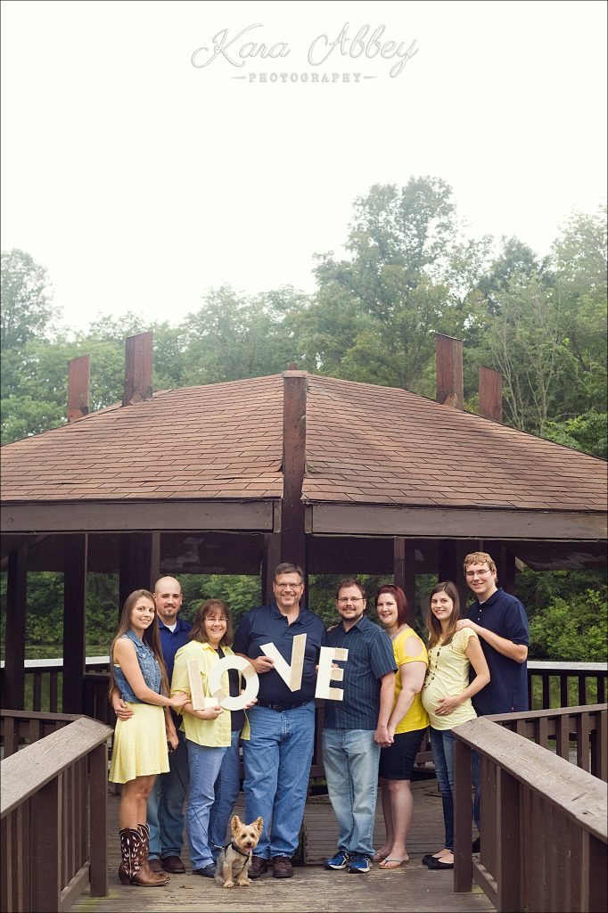 Family Portrait Photography with Dog Twin Lakes Park Greensburg, PA LOVE