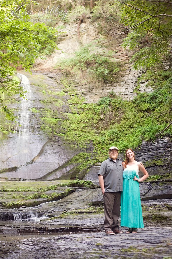 Wedding Engagement Photographer Ithaca NY Buttermilk Falls State Park