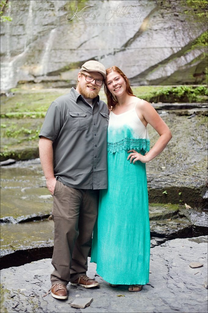 Wedding Engagement Photographer Ithaca NY Buttermilk Falls State Park